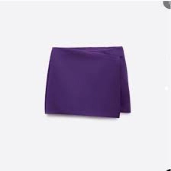 Asymmetric Purple Skort - Picture 3 of 3